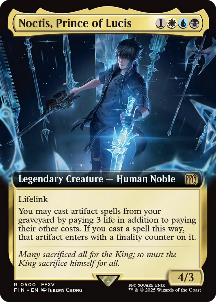 Noctis, Prince of Lucis (Extended Art) [FINAL FANTASY] - Magic: The Gathering - Card Brawlers | Quebec | Canada |