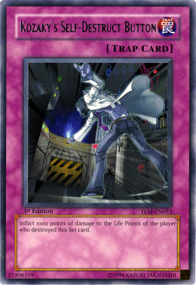 Kozaky's Self-Destruct Button [TLM-EN052] Rare - Yu-Gi-Oh! - Card Brawlers | Quebec | Canada |