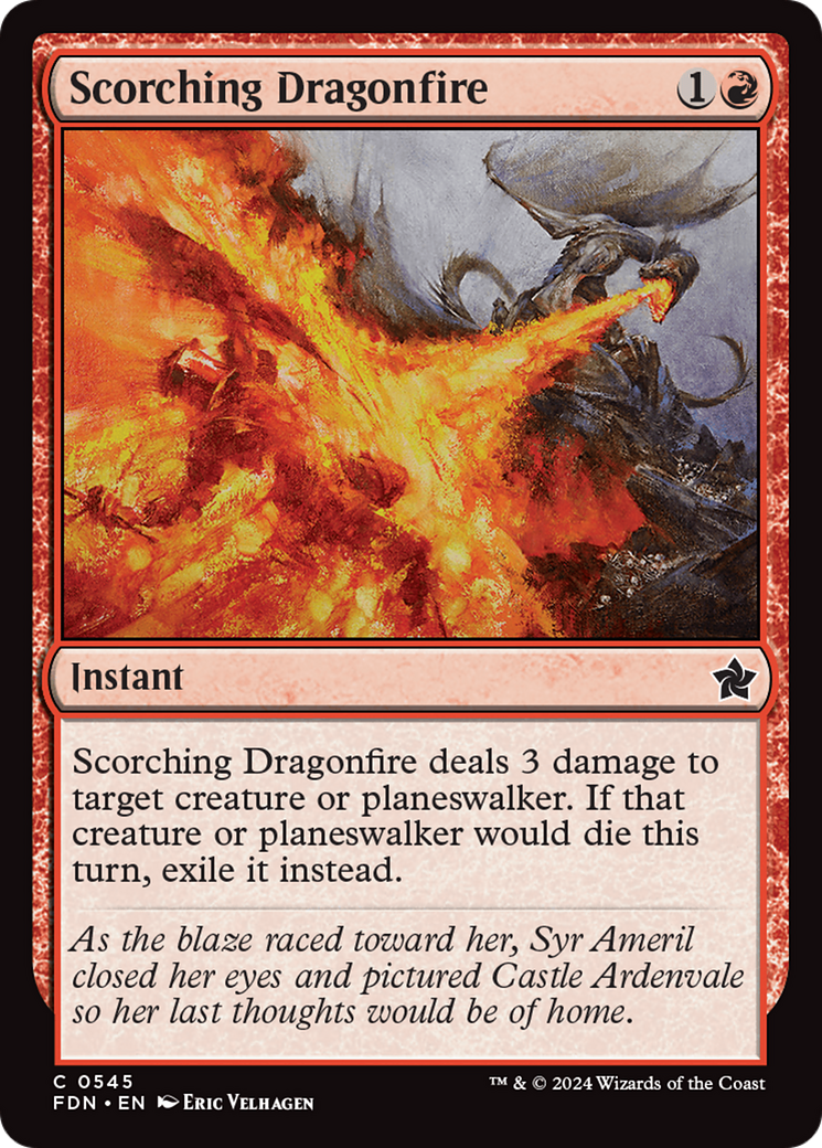 Scorching Dragonfire [Foundations] - Magic: The Gathering - Card Brawlers | Quebec | Canada |