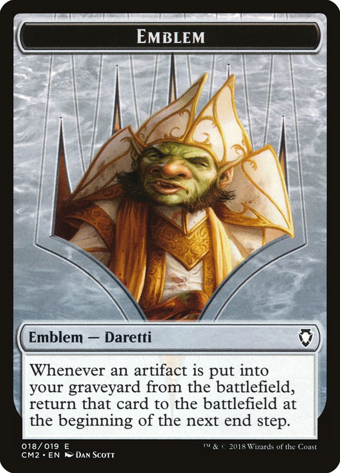 Daretti, Scrap Savant Emblem [Commander Anthology Volume II Tokens] - Magic: The Gathering - Card Brawlers | Quebec | Canada |