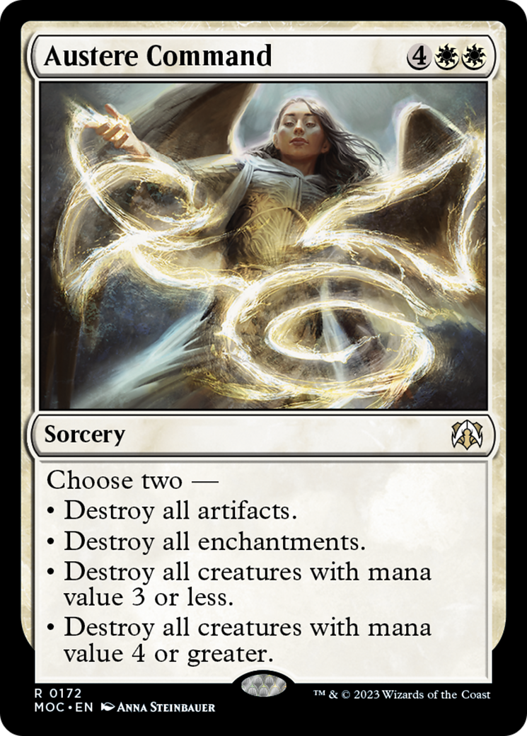 Austere Command [March of the Machine Commander] - Magic: The Gathering - Card Brawlers | Quebec | Canada |
