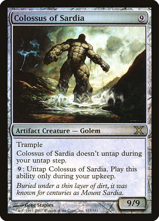 Colossus of Sardia (Premium Foil) [Tenth Edition] - Magic: The Gathering - Card Brawlers | Quebec | Canada |