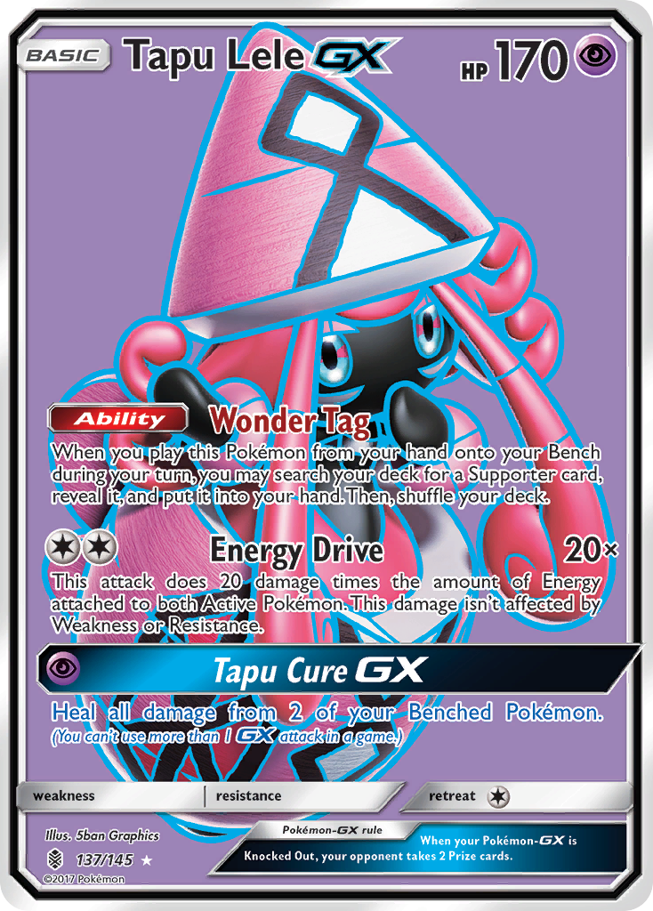 Tapu Lele GX (137/145) [Sun & Moon: Guardians Rising] - Pokémon - Card Brawlers | Quebec | Canada |