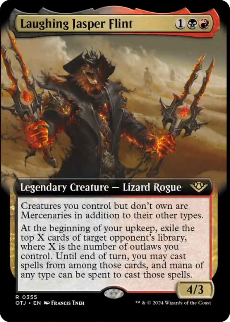 Laughing Jasper Flint (Extended Art) [Outlaws of Thunder Junction] - Magic: The Gathering - Card Brawlers | Quebec | Canada |