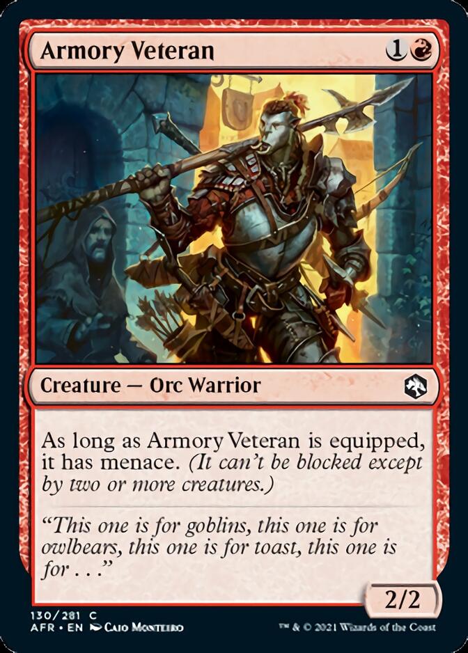 Armory Veteran [Dungeons & Dragons: Adventures in the Forgotten Realms] - Magic: The Gathering - Card Brawlers | Quebec | Canada |