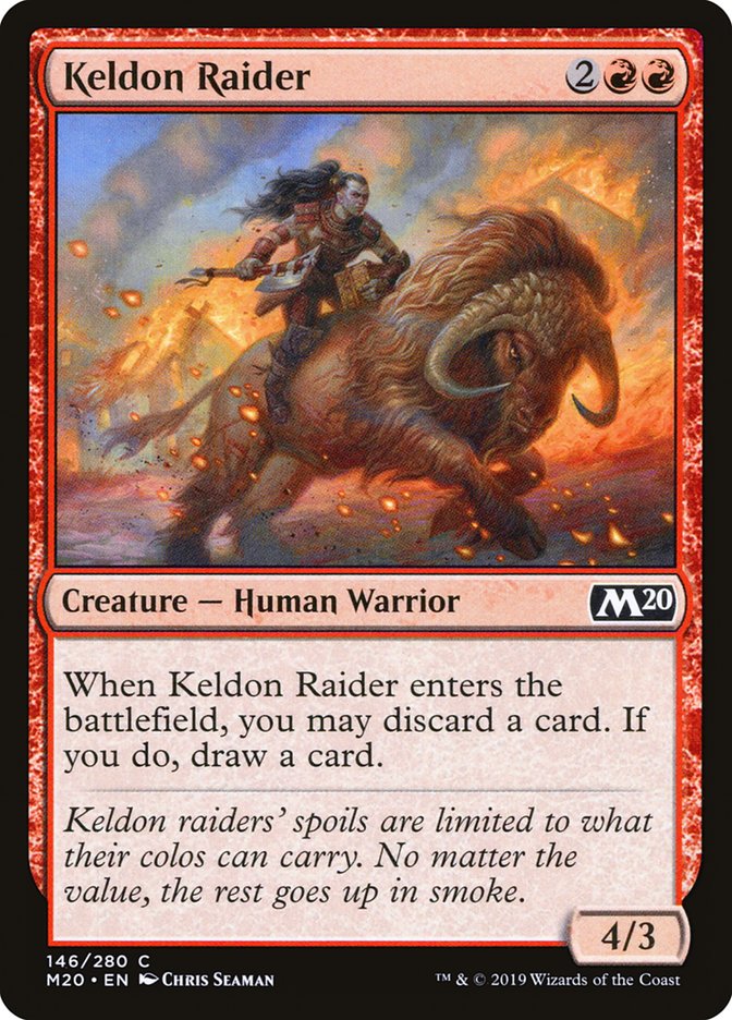 Keldon Raider [Core Set 2020] - Magic: The Gathering - Card Brawlers | Quebec | Canada |