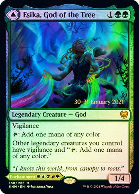 Esika, God of the Tree // The Prismatic Bridge [Kaldheim Prerelease Promos] - Magic: The Gathering - Card Brawlers | Quebec | Canada |