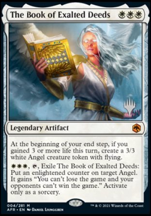 The Book of Exalted Deeds (Promo Pack) [Dungeons & Dragons: Adventures in the Forgotten Realms Promos] - Magic: The Gathering - Card Brawlers | Quebec | Canada |