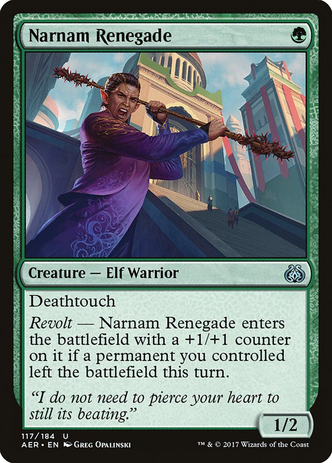 Narnam Renegade [Aether Revolt] - Magic: The Gathering - Card Brawlers | Quebec | Canada |