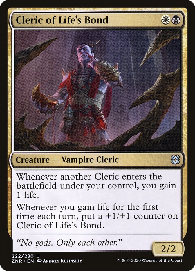 Cleric of Life's Bond [Zendikar Rising] - Magic: The Gathering - Card Brawlers | Quebec | Canada |