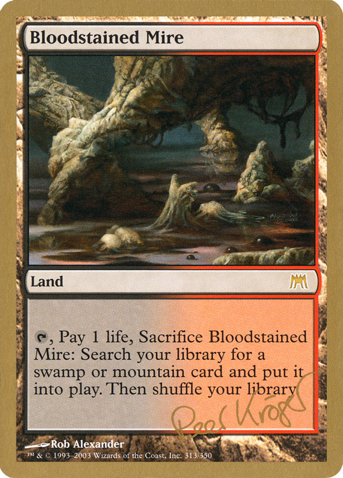 Bloodstained Mire (Peer Kroger) [World Championship Decks 2003] - Magic: The Gathering - Card Brawlers | Quebec | Canada |