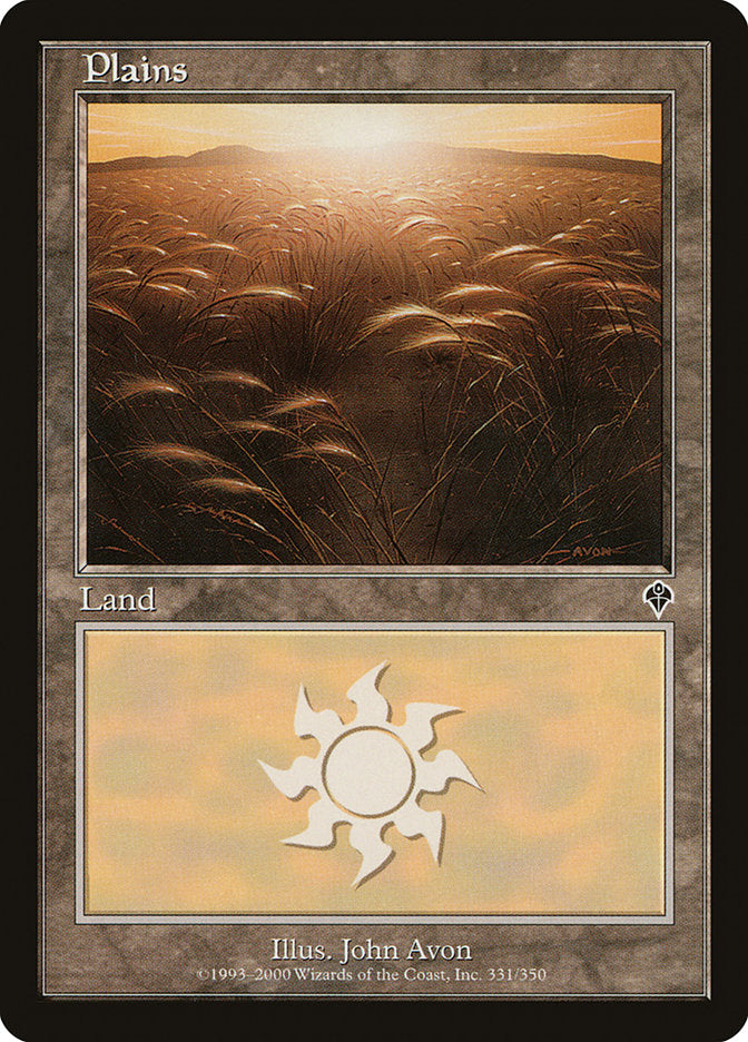 Plains (331) [Invasion] - Magic: The Gathering - Card Brawlers | Quebec | Canada |