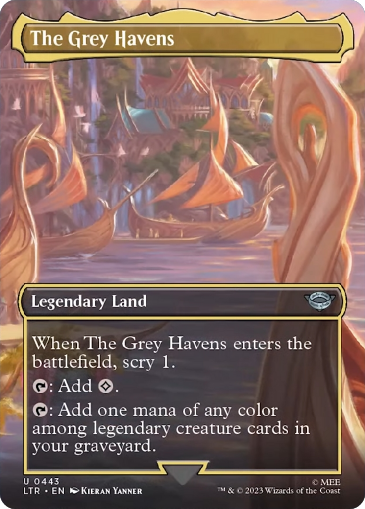 The Grey Havens (Borderless Alternate Art) [The Lord of the Rings: Tales of Middle-Earth] - Magic: The Gathering - Card Brawlers | Quebec | Canada |