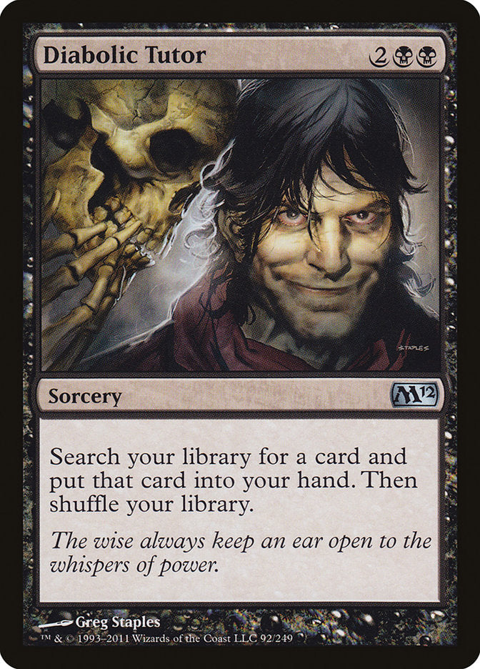 Diabolic Tutor [Magic 2012] - Magic: The Gathering - Card Brawlers | Quebec | Canada |