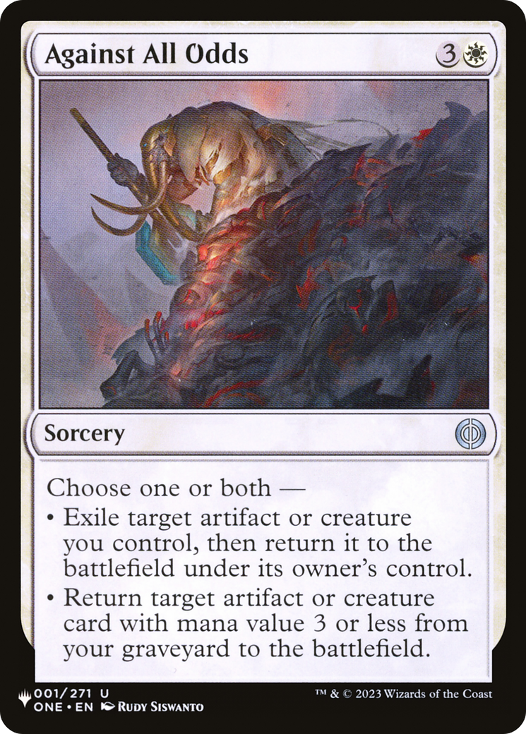 Against All Odds [The List] - Magic: The Gathering - Card Brawlers | Quebec | Canada |