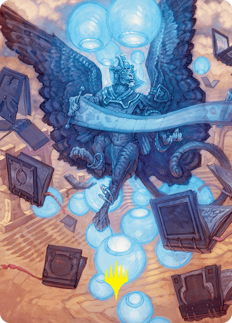 Sphinx of Forgotten Lore Art Card (33/54) (Gold-Stamped Signature) [Foundations Art Series] - Magic: The Gathering - Card Brawlers | Quebec | Canada |