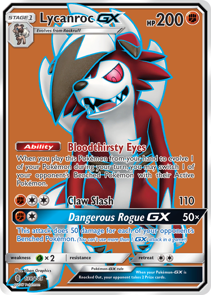 Lycanroc GX (138/145) [Sun & Moon: Guardians Rising] - Pokémon - Card Brawlers | Quebec | Canada |
