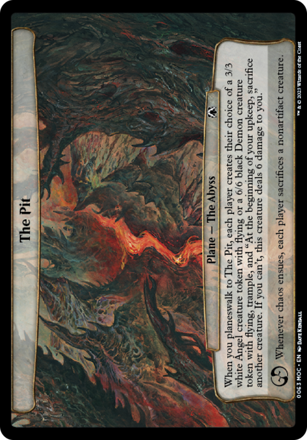 The Pit [March of the Machine Commander] - Magic: The Gathering - Card Brawlers | Quebec | Canada |