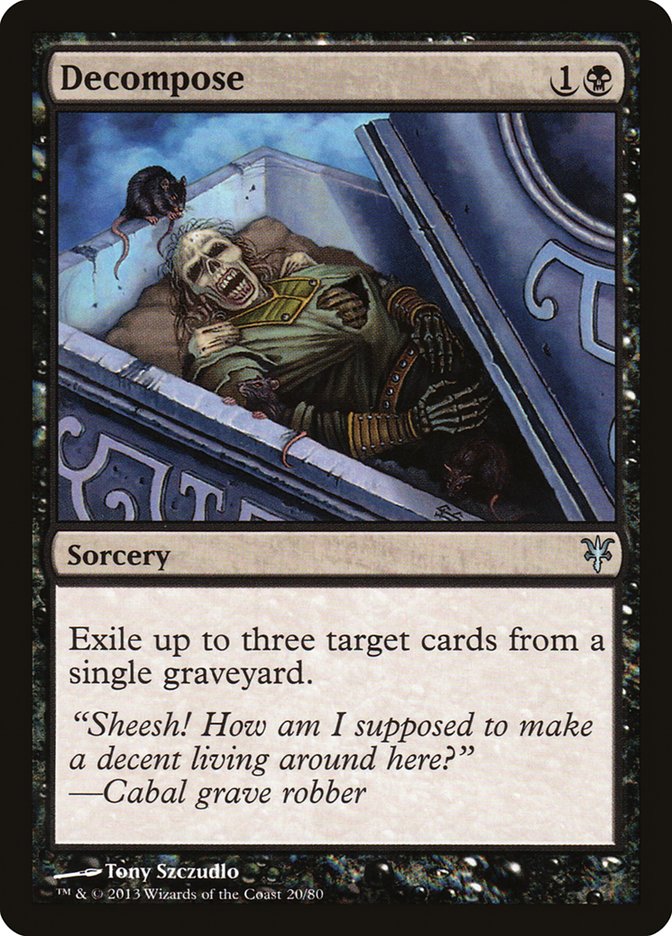 Decompose [Duel Decks: Sorin vs. Tibalt] - Magic: The Gathering - Card Brawlers | Quebec | Canada |
