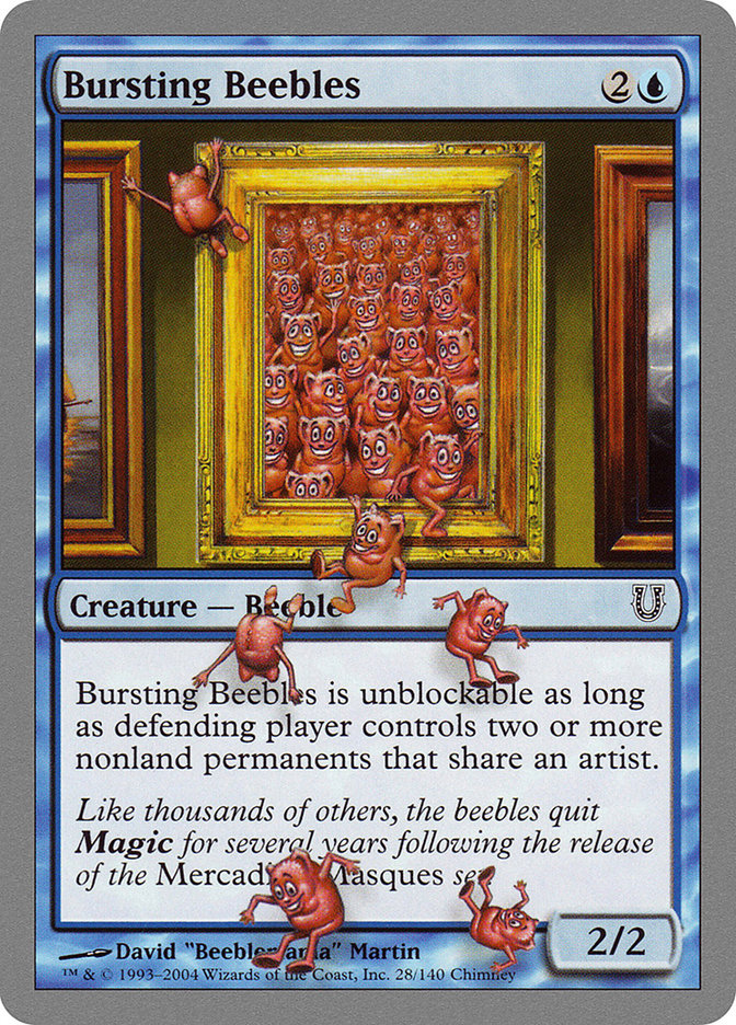Bursting Beebles [Unhinged] - Magic: The Gathering - Card Brawlers | Quebec | Canada |