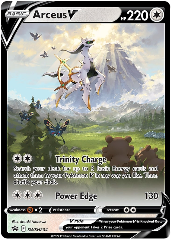 Arceus V (SWSH204) [Sword & Shield: Black Star Promos] - Pokémon - Card Brawlers | Quebec | Canada |