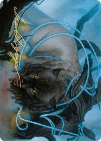Bind the Monster Art Card (Gold-Stamped Signature) [Kaldheim Art Series] - Magic: The Gathering - Card Brawlers | Quebec | Canada |