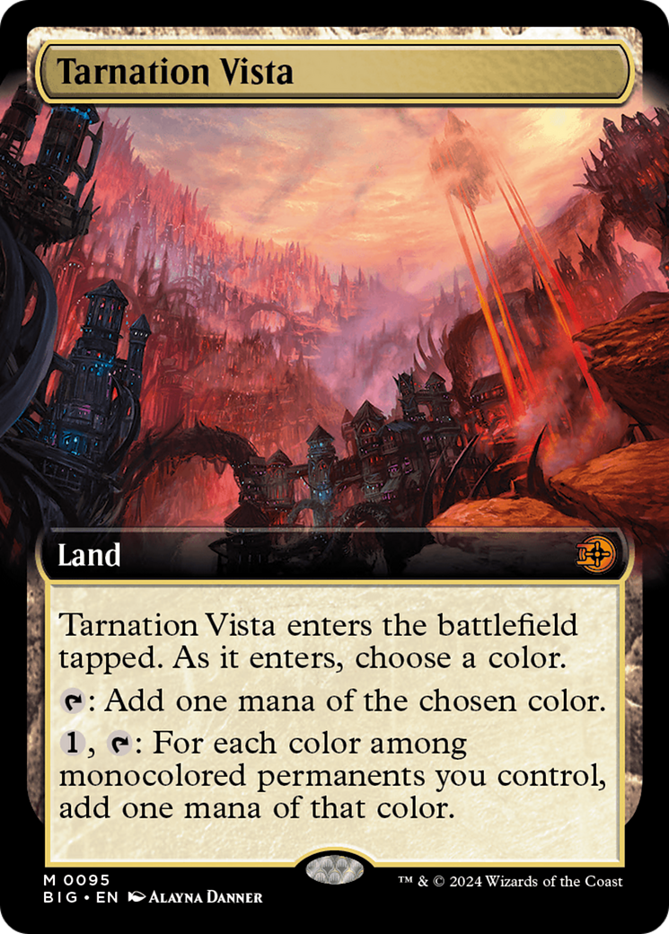Tarnation Vista (Extended Art) [Outlaws of Thunder Junction: The Big Score] - Magic: The Gathering - Card Brawlers | Quebec | Canada |