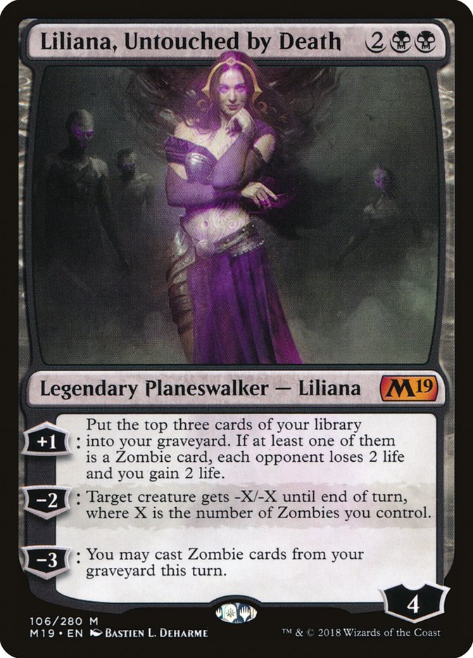Liliana, Untouched by Death [Core Set 2019] - Magic: The Gathering - Card Brawlers | Quebec | Canada |