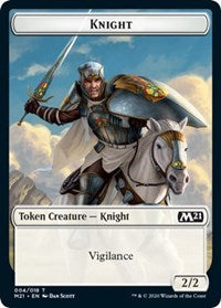 Knight // Pirate Double-Sided Token [Core Set 2021 Tokens] - Magic: The Gathering - Card Brawlers | Quebec | Canada |