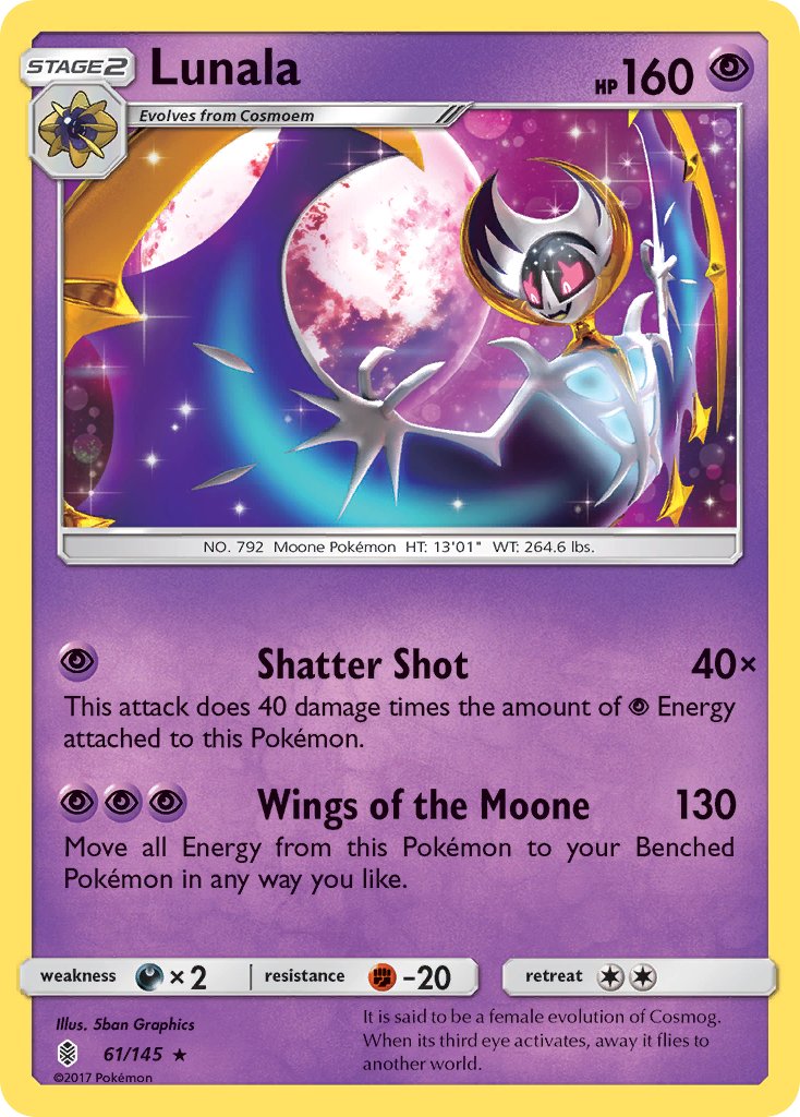 Lunala (61/145) (Theme Deck Exclusive) [Sun & Moon: Guardians Rising] - Pokémon - Card Brawlers | Quebec | Canada |