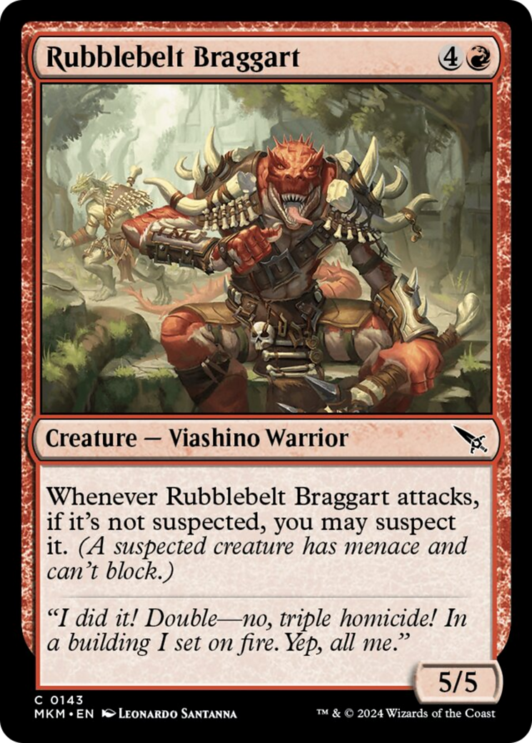 Rubblebelt Braggart [Murders at Karlov Manor] - Magic: The Gathering - Card Brawlers | Quebec | Canada |