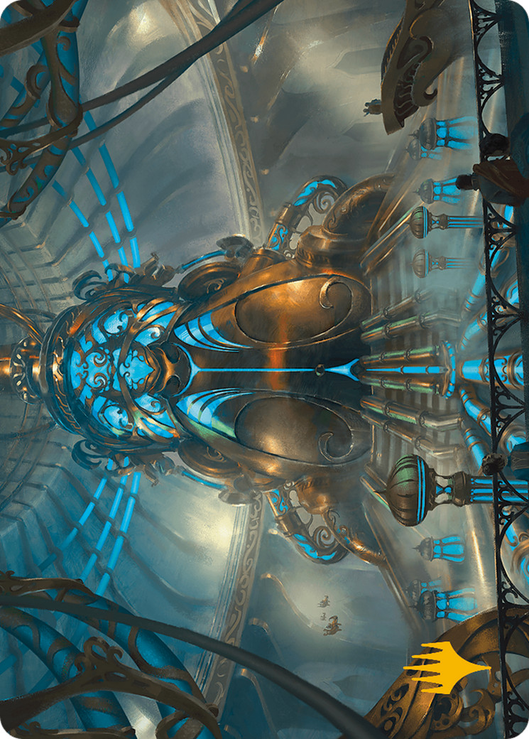 Aether Refinery Art Card (Gold-Stamped Planeswalker Symbol) [Modern Horizons 3 Art Series] - Magic: The Gathering - Card Brawlers | Quebec | Canada |
