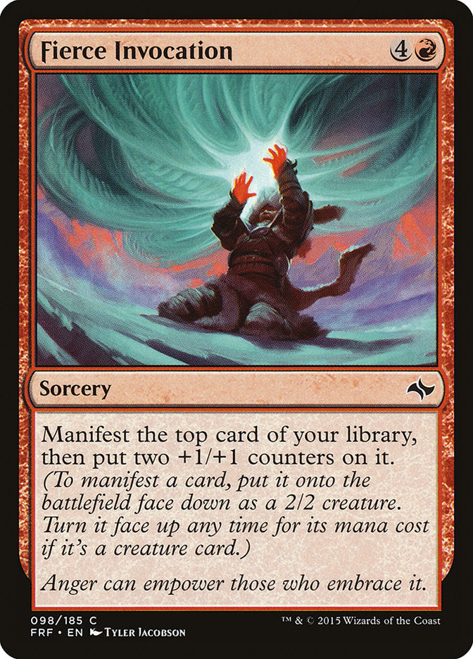 Fierce Invocation [Fate Reforged] - Magic: The Gathering - Card Brawlers | Quebec | Canada |
