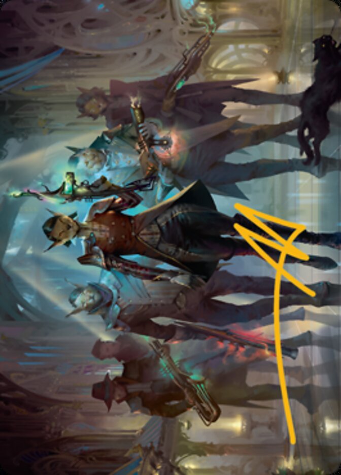 Family's Favor Art Card (Gold-Stamped Signature) [Streets of New Capenna Art Series] - Magic: The Gathering - Card Brawlers | Quebec | Canada |