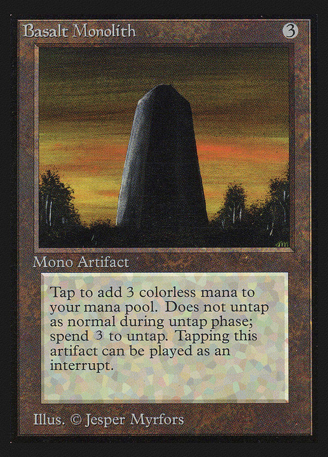 Basalt Monolith [International Collectors' Edition] - Magic: The Gathering - Card Brawlers | Quebec | Canada |