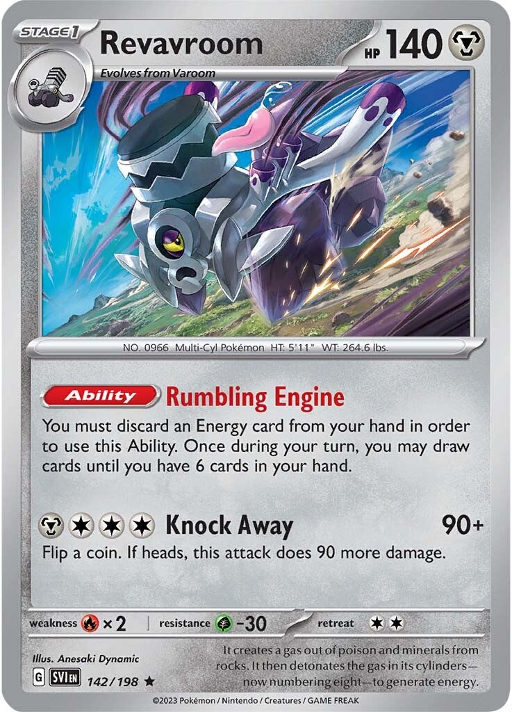 Revavroom (142/198) [Scarlet & Violet: Base Set] - Pokémon - Card Brawlers | Quebec | Canada |