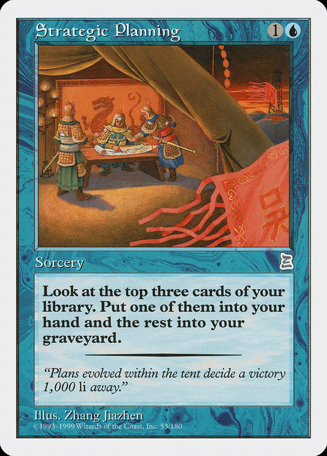 Strategic Planning [Portal Three Kingdoms] - Magic: The Gathering - Card Brawlers | Quebec | Canada |