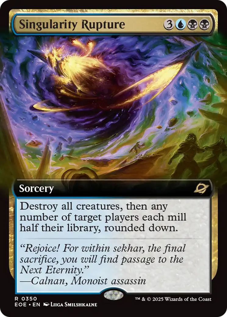 Singularity Rupture (Extended Art) [Edge of Eternities] - Magic: The Gathering - Card Brawlers | Quebec | Canada |