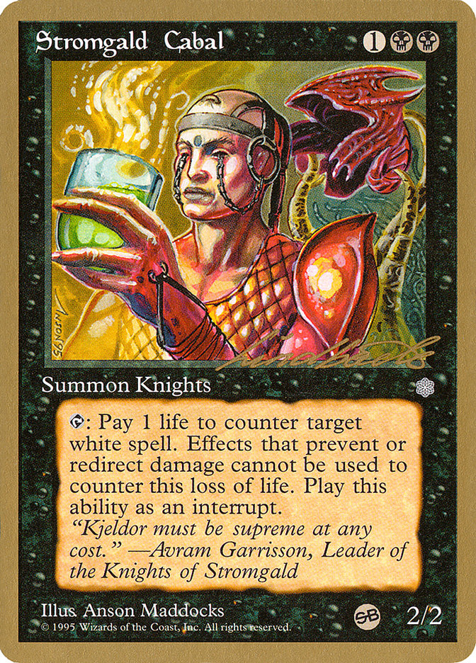 Stromgald Cabal (Leon Lindback) (SB) [Pro Tour Collector Set] - Magic: The Gathering - Card Brawlers | Quebec | Canada |