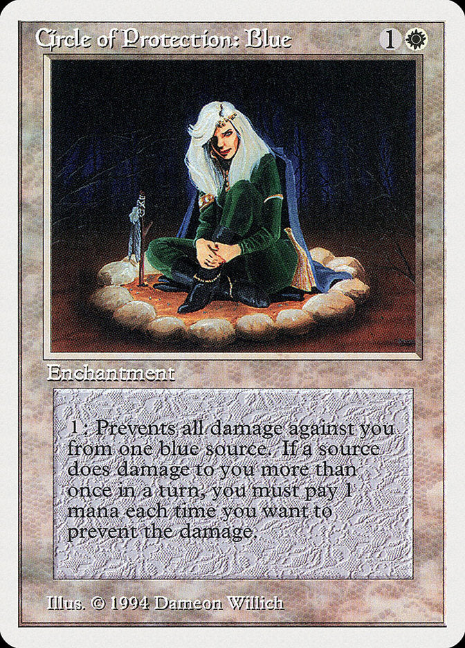 Circle of Protection: Blue [Summer Magic / Edgar] - Magic: The Gathering - Card Brawlers | Quebec | Canada |
