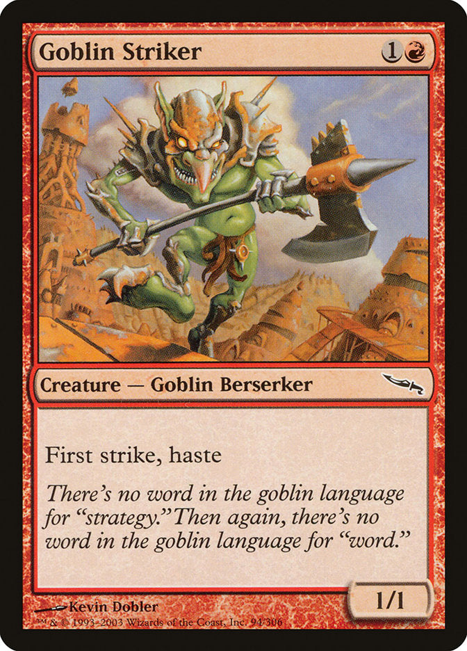 Goblin Striker [Mirrodin] - Magic: The Gathering - Card Brawlers | Quebec | Canada |