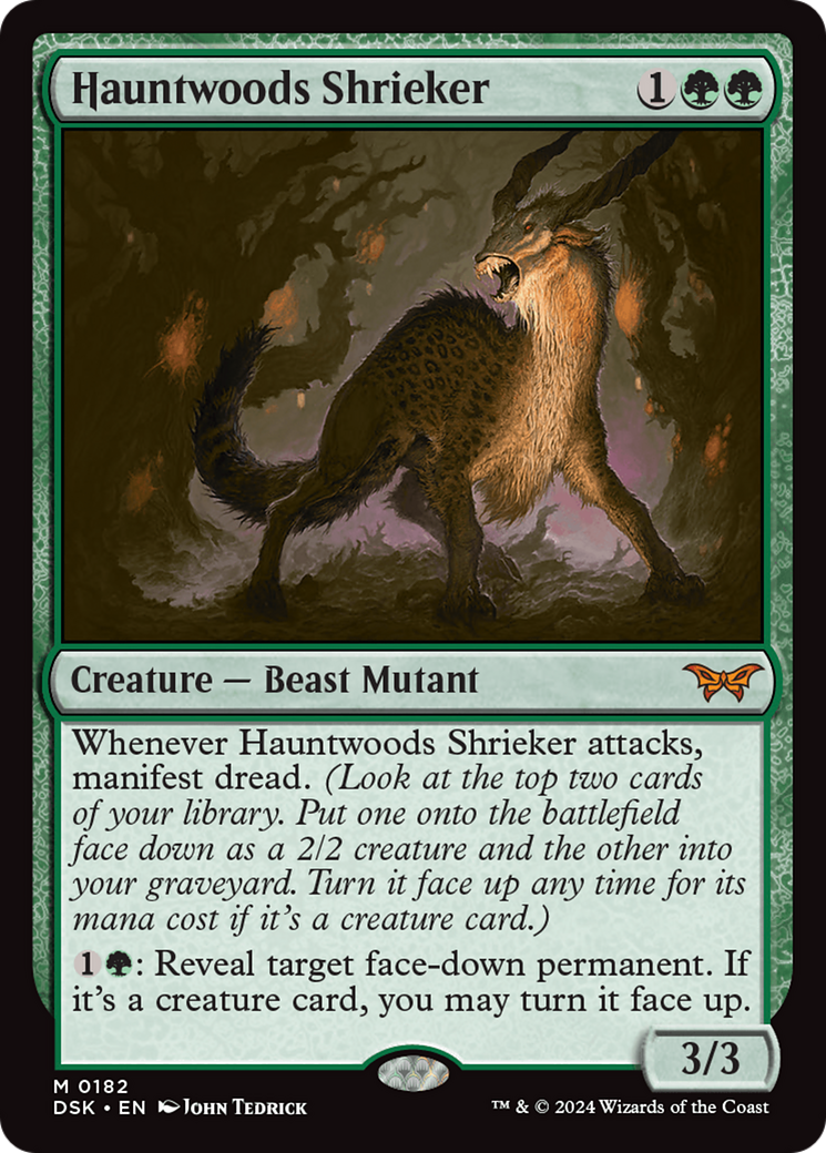 Hauntwoods Shrieker [Duskmourn: House of Horror] - Magic: The Gathering - Card Brawlers | Quebec | Canada |