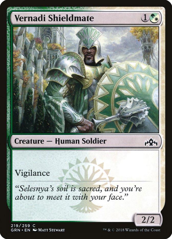 Vernadi Shieldmate [Guilds of Ravnica] - Magic: The Gathering - Card Brawlers | Quebec | Canada |