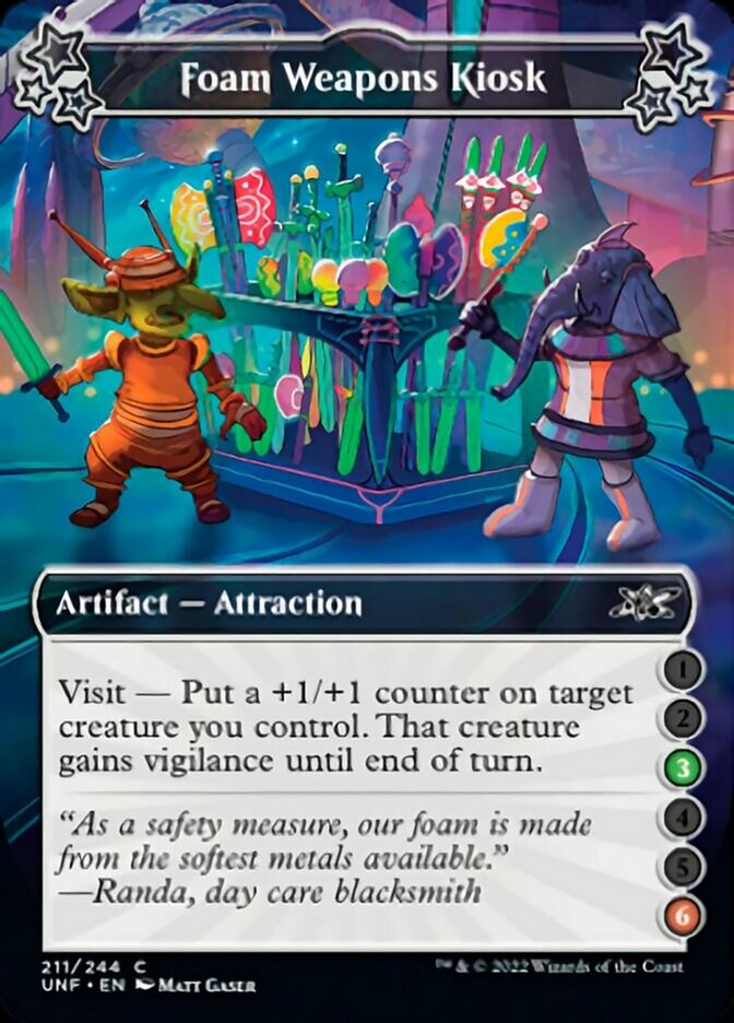 Foam Weapons Kiosk (3-6) [Unfinity] - Magic: The Gathering - Card Brawlers | Quebec | Canada |