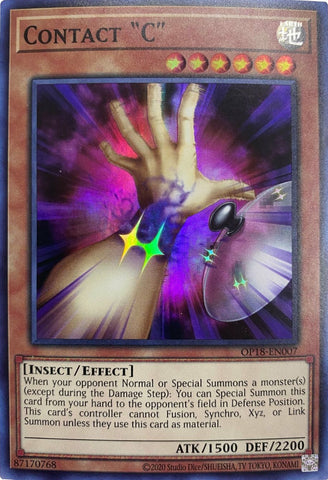 Contact C [OP18-EN007] Super Rare - Yu-Gi-Oh! - Card Brawlers | Quebec | Canada |