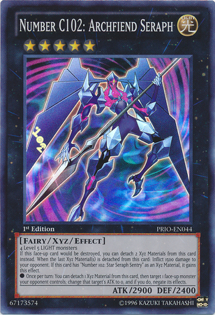 Number C102: Archfiend Seraph [PRIO-EN044] Super Rare - Yu-Gi-Oh! - Card Brawlers | Quebec | Canada |