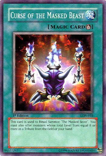 Curse of the Masked Beast [LON-016] Common - Yu-Gi-Oh! - Card Brawlers | Quebec | Canada |