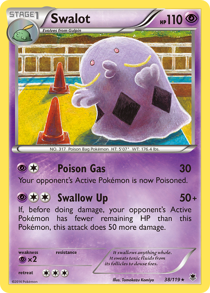 Swalot (38/119) [XY: Phantom Forces] - Pokémon - Card Brawlers | Quebec | Canada |