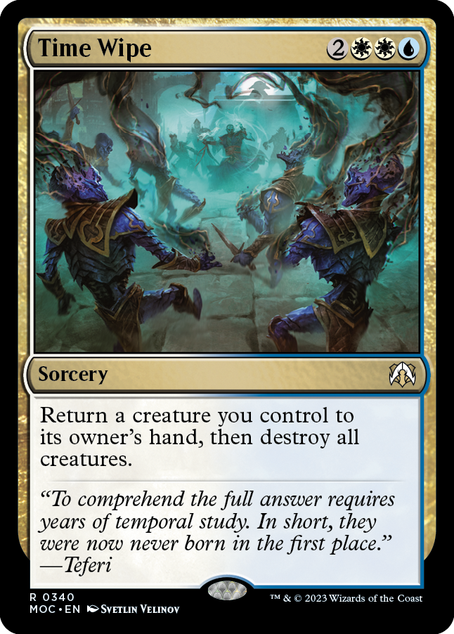 Time Wipe [March of the Machine Commander] - Magic: The Gathering - Card Brawlers | Quebec | Canada |