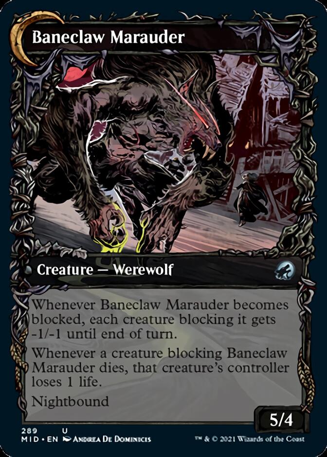 Baneblade Scoundrel // Baneclaw Marauder (Showcase Equinox) [Innistrad: Midnight Hunt] - Magic: The Gathering - Card Brawlers | Quebec | Canada |